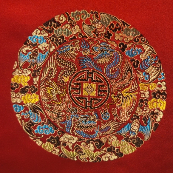 Red Chinese jacket - Picture 3 of 3